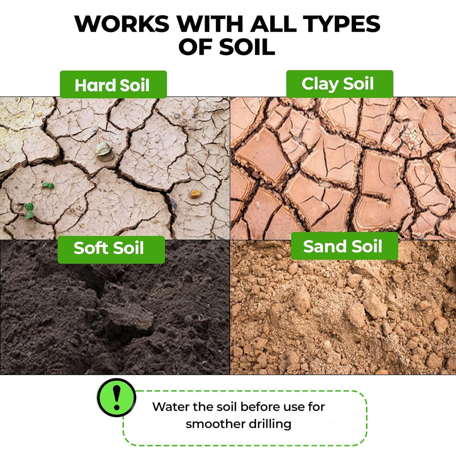 Spiral Auger Drill Bit – 1.6 x 9 Inch for Fast Planting - Image 3