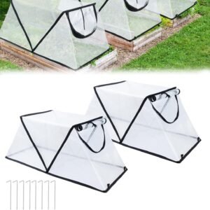 2 Pcs Garden Row Accelerator Cover – Waterproof Greenhouse for Raised Beds